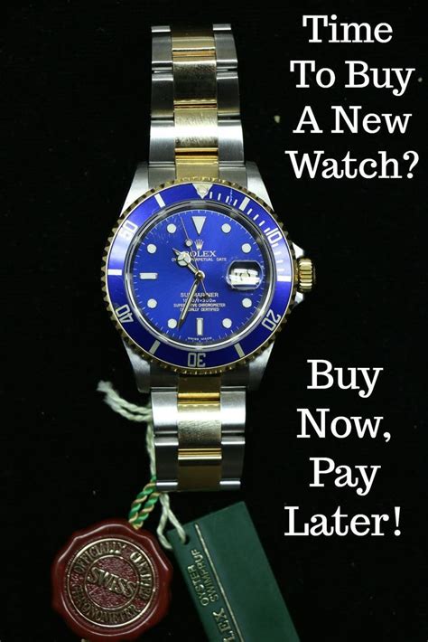 rolex buy now pay later|buy rolex with financing.